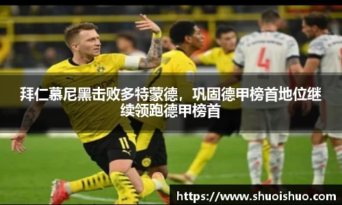 拜仁慕尼黑击败多特蒙德，巩固德甲榜首地位继续领跑德甲榜首