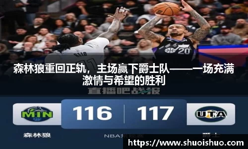 森林狼重回正轨，主场赢下爵士队——一场充满激情与希望的胜利